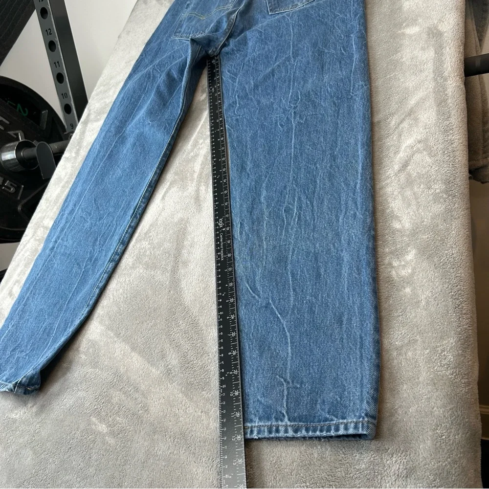 Levi's Premium Women 501 '81 Tapered Leg High‎ Rise Button Fly Jeans  Blue  NWT